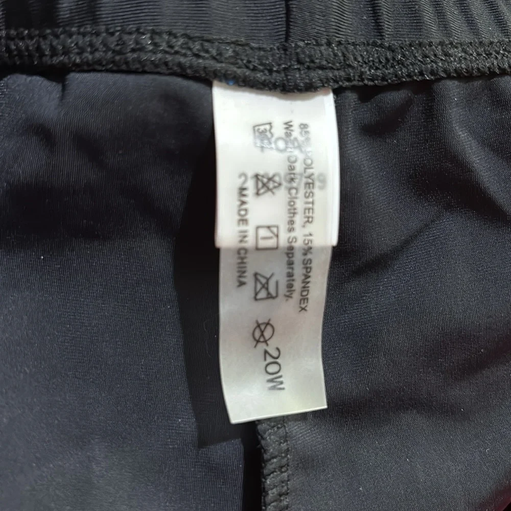 Black swim shorts, size 20W, NWOT. - Picture 6 of 6